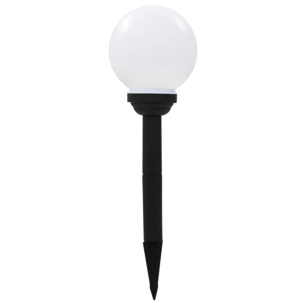 Lámparas solares esféricas de exterior 4 uds LED RGB 15 cm Lámparas solares esféricas de exterior 4 uds LED RGB 15 cm