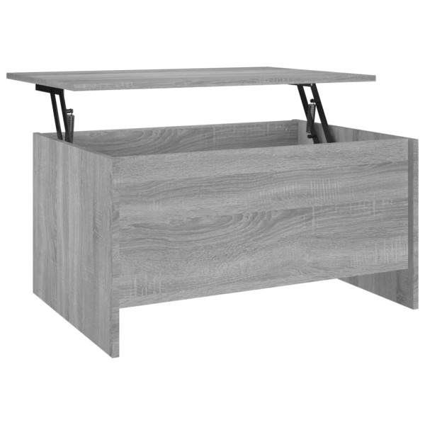 Mesa de centro madera contrachapada gris Sonoma 80x55,5x41,5 cm Mesa de centro madera contrachapada gris Sonoma 80x55,5x41,5 cm
