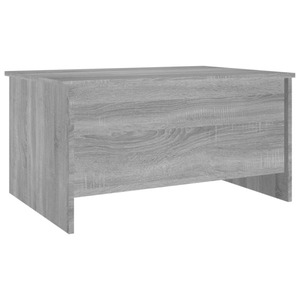 Mesa de centro madera contrachapada gris Sonoma 80x55,5x41,5 cm Mesa de centro madera contrachapada gris Sonoma 80x55,5x41,5 cm