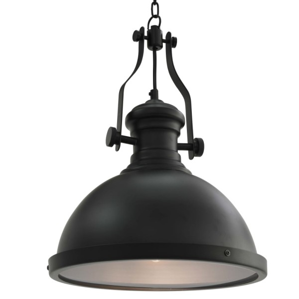 Lámpara de techo redonda negra E27 Lámpara de techo redonda negra E27