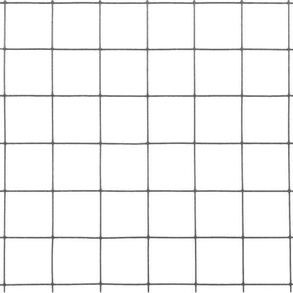 Alambrada de gallinero acero revestimiento PVC gris 10x1,5 m Alambrada de gallinero acero revestimiento PVC gris 10x1,5 m