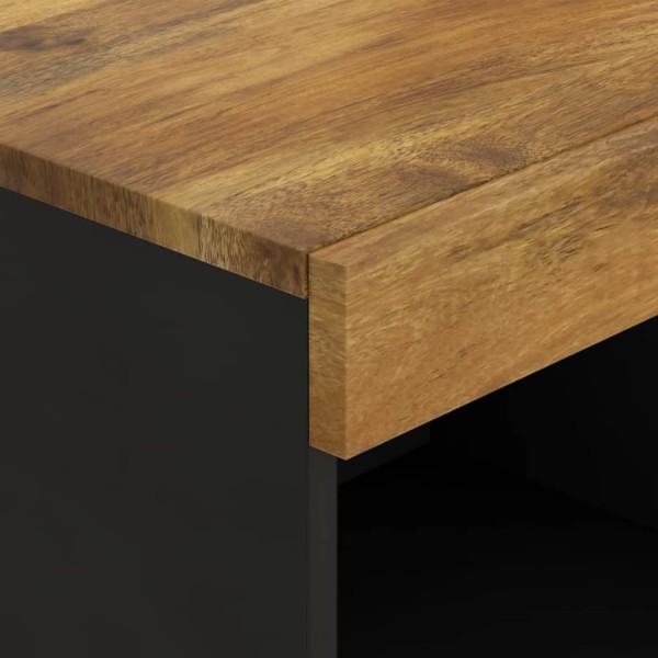 Armario auxiliar de madera maciza de mango 85x33x75 cm Armario auxiliar de madera maciza de mango 85x33x75 cm