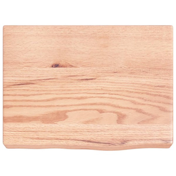 Estante pared madera roble tratada marrón claro 40x30x(2-6) cm Estante pared madera roble tratada marrón claro 40x30x(2-6) cm
