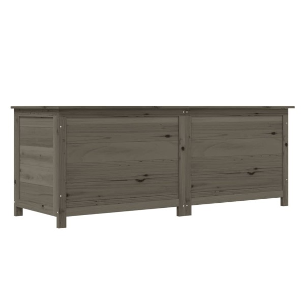 Baúl para cojines madera de abeto maciza antracita 150x50x56 cm Baúl para cojines madera de abeto maciza antracita 150x50x56 cm