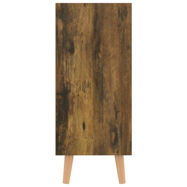 Aparador de madera de ingeniería roble ahumado 90x30x72 cm Aparador de madera de ingeniería roble ahumado 90x30x72 cm