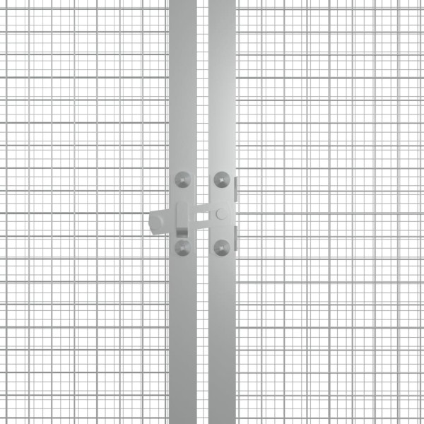 Jaula de gallinas acero galvanizado antracita 200x91x100 cm Jaula de gallinas acero galvanizado antracita 200x91x100 cm