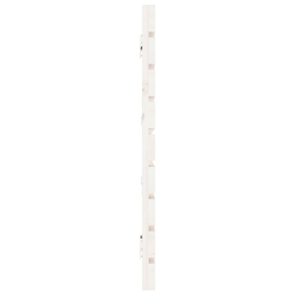 Cabecero de cama de pared madera maciza pino blanco 206x3x63 cm Cabecero de cama de pared madera maciza pino blanco 206x3x63 cm