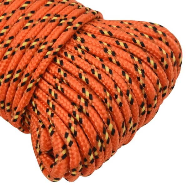 Cuerda de barco polipropileno naranja 3 mm 50 m Cuerda de barco polipropileno naranja 3 mm 50 m