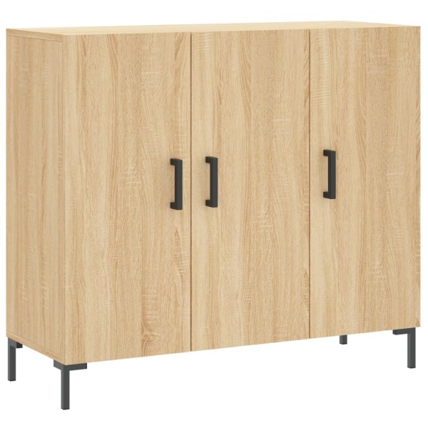 Aparador de madera de ingeniería roble Sonoma 90x34x80 cm Aparador de madera de ingeniería roble Sonoma 90x34x80 cm
