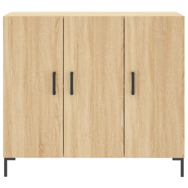 Aparador de madera de ingeniería roble Sonoma 90x34x80 cm Aparador de madera de ingeniería roble Sonoma 90x34x80 cm