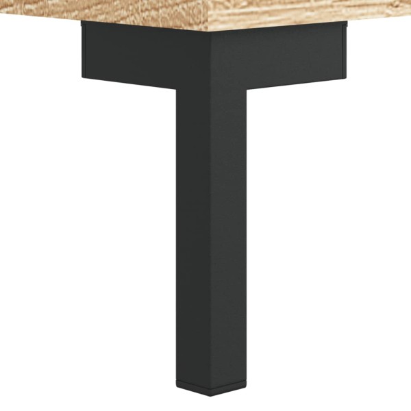 Aparador de madera de ingeniería roble Sonoma 90x34x80 cm Aparador de madera de ingeniería roble Sonoma 90x34x80 cm