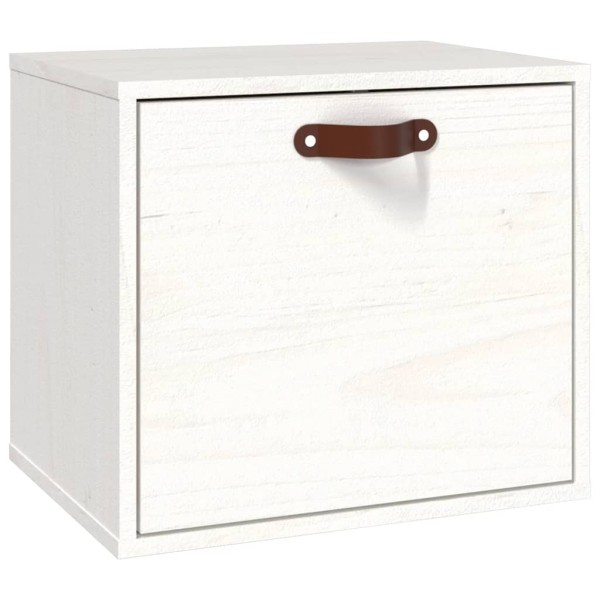 Armario de pared de madera maciza de pino blanco 40x30x35 cm Armario de pared de madera maciza de pino blanco 40x30x35 cm