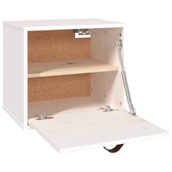 Armario de pared de madera maciza de pino blanco 40x30x35 cm Armario de pared de madera maciza de pino blanco 40x30x35 cm