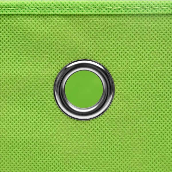 Cajas de almacenaje 4 uds tela verde 32x32x32 cm Cajas de almacenaje 4 uds tela verde 32x32x32 cm