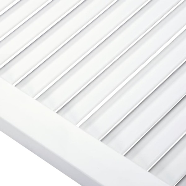 Puerta de armario lamas 2 uds madera pino blanco 69x59,4 cm Puerta de armario lamas 2 uds madera pino blanco 69x59,4 cm