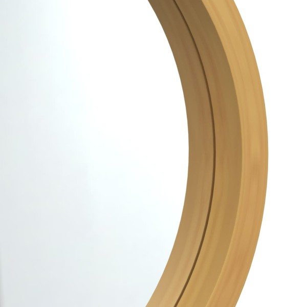 Espejo de pared con correa dorado Ø55 cm Espejo de pared con correa dorado Ø55 cm
