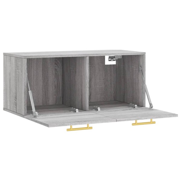Armario de pared madera de ingeniería gris Sonoma 80x36,5x35 cm Armario de pared madera de ingeniería gris Sonoma 80x36,5x35 cm