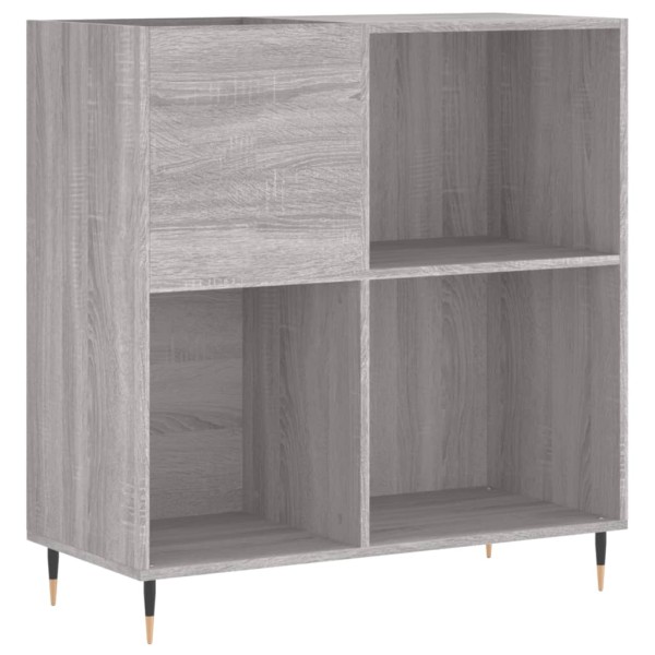 Mueble discos madera contrachapada gris Sonoma 84,5x38x89 cm Mueble discos madera contrachapada gris Sonoma 84,5x38x89 cm
