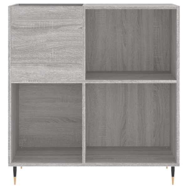 Mueble discos madera contrachapada gris Sonoma 84,5x38x89 cm Mueble discos madera contrachapada gris Sonoma 84,5x38x89 cm