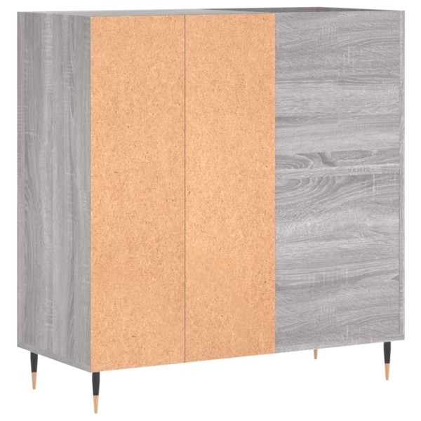 Mueble discos madera contrachapada gris Sonoma 84,5x38x89 cm Mueble discos madera contrachapada gris Sonoma 84,5x38x89 cm