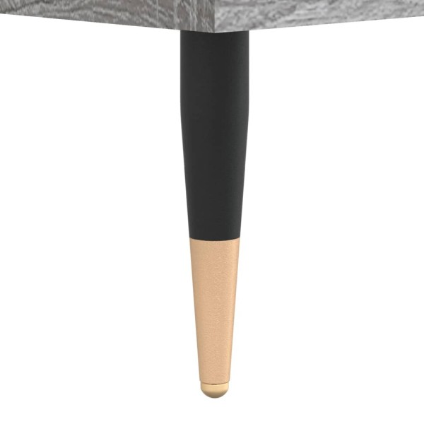 Mueble discos madera contrachapada gris Sonoma 84,5x38x89 cm Mueble discos madera contrachapada gris Sonoma 84,5x38x89 cm