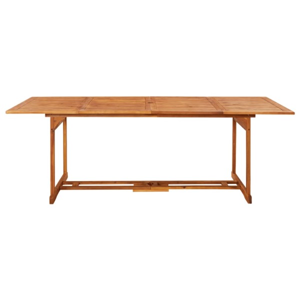 Mesa de comedor jardín 220x90x75 cm madera maciza de acacia Mesa de comedor jardín 220x90x75 cm madera maciza de acacia