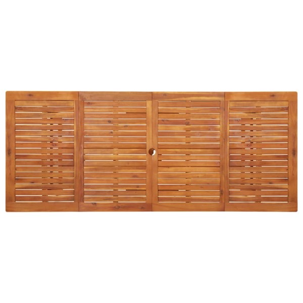 Mesa de comedor jardín 220x90x75 cm madera maciza de acacia Mesa de comedor jardín 220x90x75 cm madera maciza de acacia