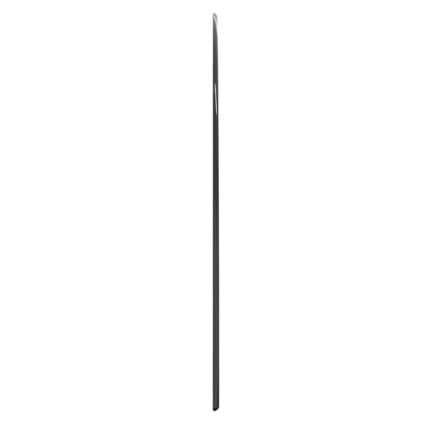 Placa de vidrio para chimenea semicircular 800x600 mm