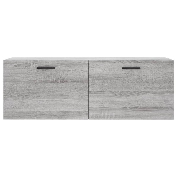 Armario de pared madera ingeniería gris Sonoma 100x36,5x35 cm Armario de pared madera ingeniería gris Sonoma 100x36,5x35 cm