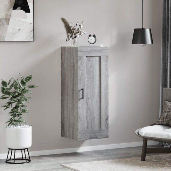 Armario de pared madera de ingeniería gris Sonoma 34,5x34x90 cm Armario de pared madera de ingeniería gris Sonoma 34,5x34x90 cm