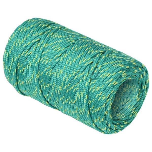 Cuerda de barco polipropileno verde 2 mm 25 m Cuerda de barco polipropileno verde 2 mm 25 m