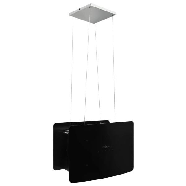 Campana extractora colgante táctil LCD vidrio templado