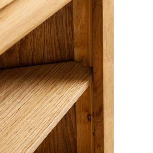 Armario de esquina de madera maciza de roble 59x36x180 cm Armario de esquina de madera maciza de roble 59x36x180 cm