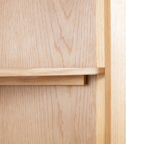 Armario de esquina de madera maciza de roble 59x36x180 cm Armario de esquina de madera maciza de roble 59x36x180 cm