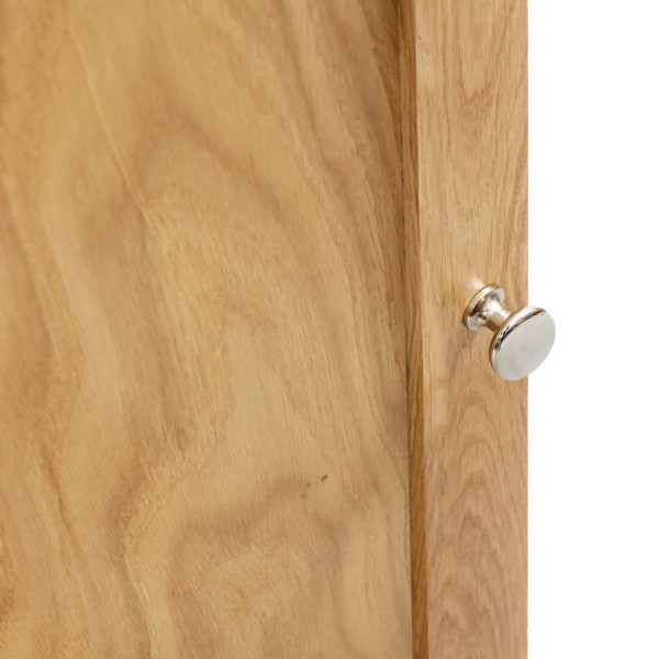 Armario de esquina de madera maciza de roble 59x36x180 cm Armario de esquina de madera maciza de roble 59x36x180 cm