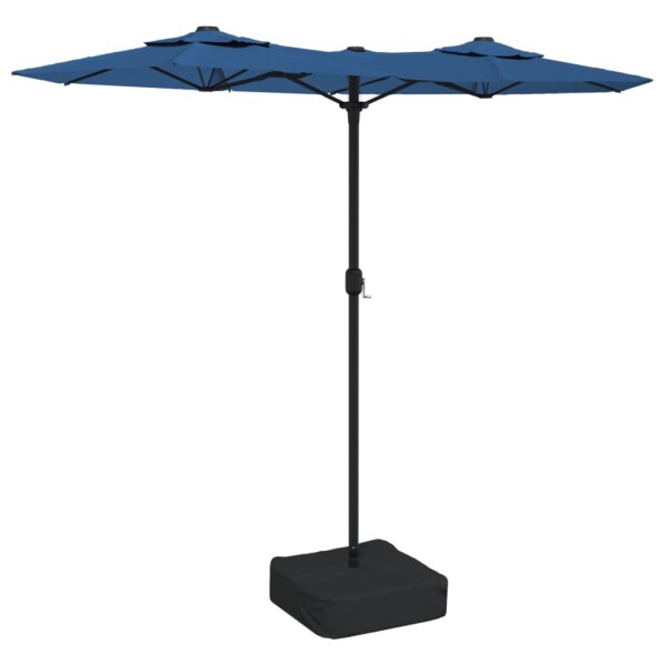 Sombrilla doble azul azure 316x240 cm Sombrilla doble azul azure 316x240 cm