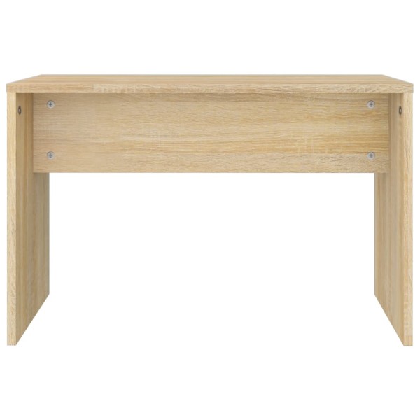 Taburete de tocador contrachapada roble Sonoma 70x35x45 cm Taburete de tocador contrachapada roble Sonoma 70x35x45 cm