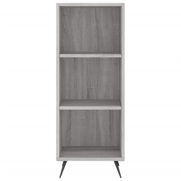 Estantería madera de ingeniería gris Sonoma 34,5x32,5x90 cm