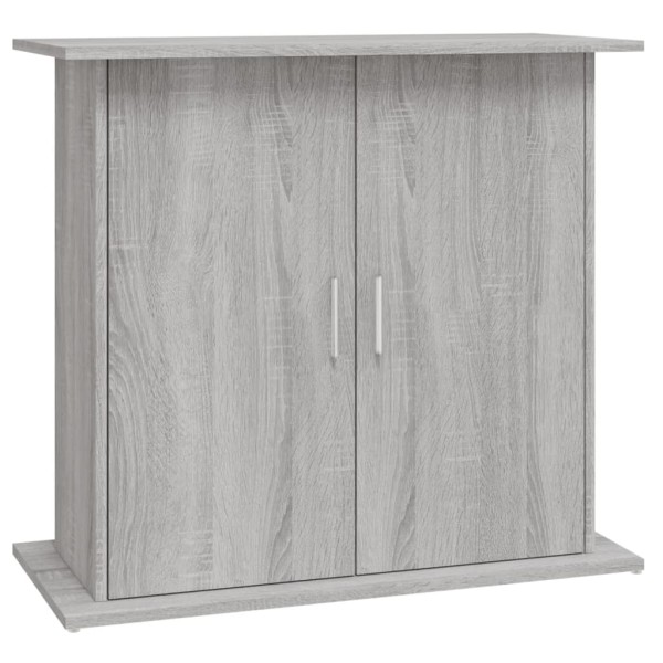 Soporte para acuario madera ingeniería gris Sonoma 81x36x73 cm Soporte para acuario madera ingeniería gris Sonoma 81x36x73 cm