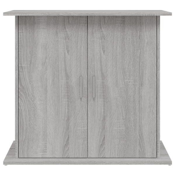 Soporte para acuario madera ingeniería gris Sonoma 81x36x73 cm Soporte para acuario madera ingeniería gris Sonoma 81x36x73 cm