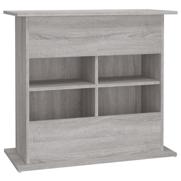 Soporte para acuario madera ingeniería gris Sonoma 81x36x73 cm Soporte para acuario madera ingeniería gris Sonoma 81x36x73 cm