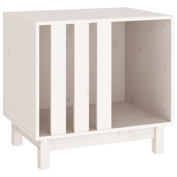 Caseta para perros madera maciza de pino blanco 60x45x57 cm Caseta para perros madera maciza de pino blanco 60x45x57 cm