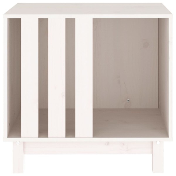 Caseta para perros madera maciza de pino blanco 60x45x57 cm Caseta para perros madera maciza de pino blanco 60x45x57 cm