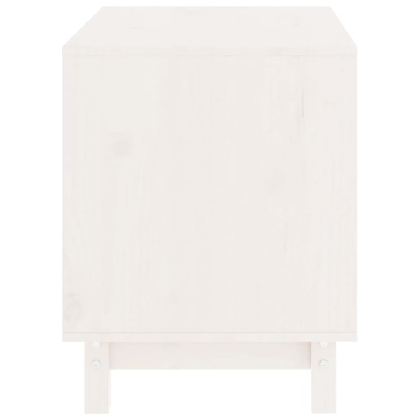 Caseta para perros madera maciza de pino blanco 60x45x57 cm Caseta para perros madera maciza de pino blanco 60x45x57 cm