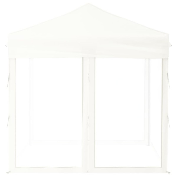 Carpa para fiestas plegable con paredes laterales blanca 2x2 m Carpa para fiestas plegable con paredes laterales blanca 2x2 m