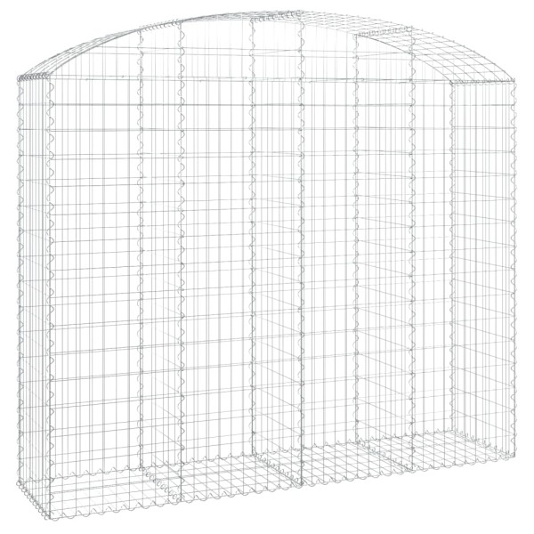 Cesta gaviones forma arco hierro galvanizado 200x50x160/180 cm Cesta gaviones forma arco hierro galvanizado 200x50x160/180 cm