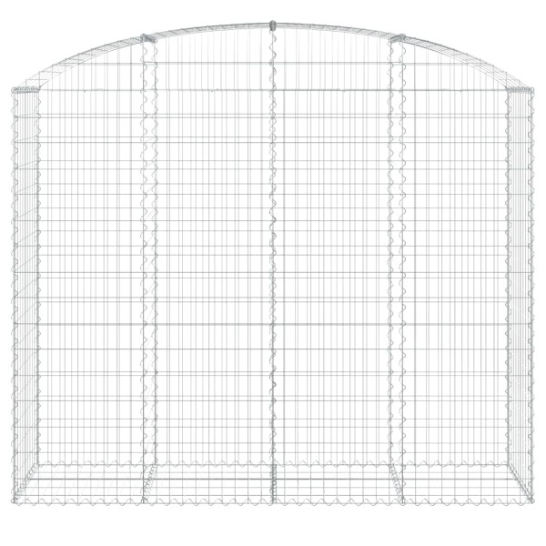 Cesta gaviones forma arco hierro galvanizado 200x50x160/180 cm Cesta gaviones forma arco hierro galvanizado 200x50x160/180 cm