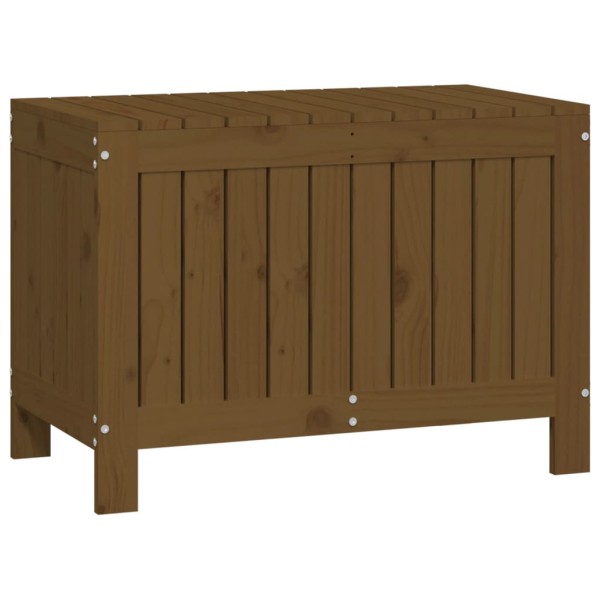 Caja de almacenaje jardín madera pino marrón miel 76x42,5x54 cm Caja de almacenaje jardín madera pino marrón miel 76x42,5x54 cm