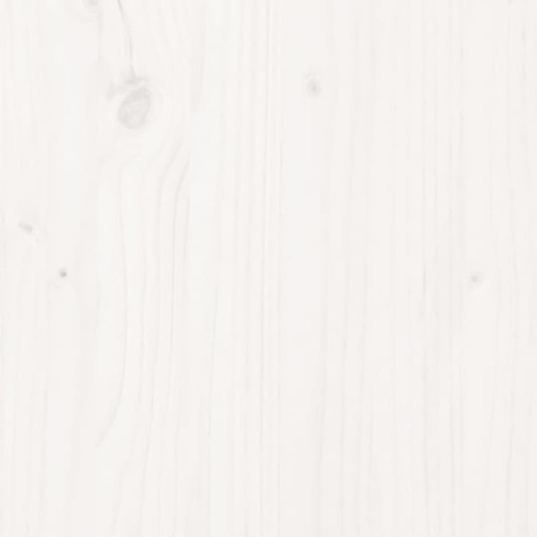 Cabecero de cama de pared madera maciza pino blanco 185x3x110cm Cabecero de cama de pared madera maciza pino blanco 185x3x110cm