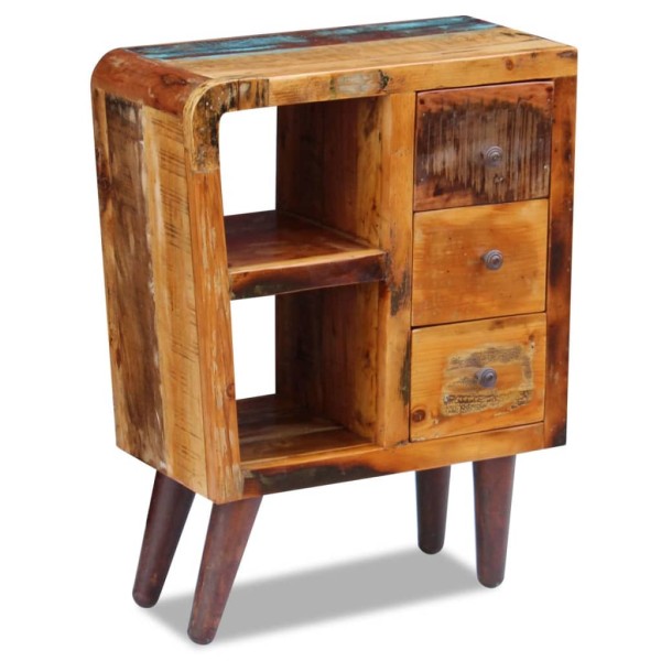 Aparador de madera maciza reciclada 60x30x80 cm Aparador de madera maciza reciclada 60x30x80 cm